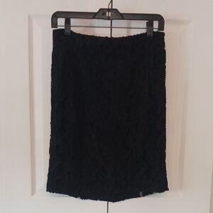 Talbots Elegant Black Pencil Skirt